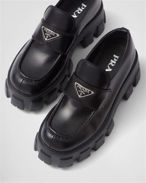 monolith prada loafers|prada monolith loafers sale.